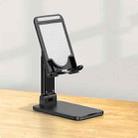 USAMS US-ZJ059 Retractable Mobile Phone Tablet Desktop Stand Holder (Black) - 1