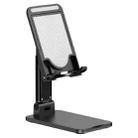 USAMS US-ZJ059 Retractable Mobile Phone Tablet Desktop Stand Holder (Black) - 2