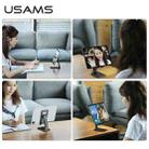 USAMS US-ZJ059 Retractable Mobile Phone Tablet Desktop Stand Holder (Black) - 7