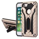 Tough Armor TPU + PC Combination Case with Holder, For  iPhone 8 & 7  Tough Armor TPU + PC Combination Case with Holder(Gold) - 1