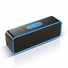 SC211 Portable Subwoofer Wireless Bluetooth Speaker Bluetooth 5.0, Support TF Card & U Disk & 3.5mm AUX (Blue) - 1