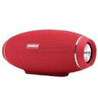HOPESTAR H20 Portable Outdoor Waterproof Three-speaker Noise Reduction Bluetooth Speaker, Support Hands-free Call & Power Bank & U Disk & TF Card & 3.5mm AUX(Red) - 1