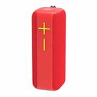 HOPESTAR P15 Portable Outdoor Waterproof Wireless Bluetooth Speaker, Support Hands-free Call & U Disk & TF Card & 3.5mm AUX (Red) - 1