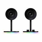 Razer Nommo Chroma Wired Full Frequency 2.0 Multimedia Computer Game Speakers, Support RGB Lighting System (Black) - 1