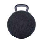 A01L Cloth Texture Round Portable Mini Bluetooth Speaker, Support Hands-free Call & TF Card(Black) - 1