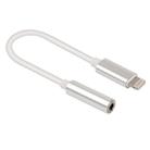 8 Pin to 3.5mm Audio Adapter, Length: About 12cm, Support iOS 13.1 or Above(Silver) - 1