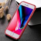 Aluminum Alloy Bumper Frame For  iPhone 8 & 7(Red) - 3