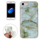 For  iPhone 8 & 7  Green Marbling Pattern Soft TPU Protective Back Cover Case - 1