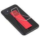 cmzwt CPS-030 Adjustable Folding Magnetic Mobile Phone Holder Bracket with Grip (Red) - 3