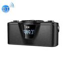 SOAIY K2 Wireless Bluetooth Subwoofer Insert Card 3D Surround Mini Speaker with Electric Fan(Black) - 1