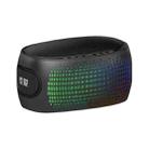 SOAIY K1 Colorful Lighting Mini 3D Surround Subwoofer Wireless Bluetooth Speaker(Black) - 1