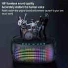 SOAIY K1 Colorful Lighting Mini 3D Surround Subwoofer Wireless Bluetooth Speaker(Black) - 6