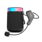 ASiNG ME8 Bluetooth Speaker Head-mounted Wireless Microphone Fitness Amplifier(Black) - 1