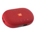 JBL Tune 3 Oval Mesh Digital Display Bluetooth Speaker (Red) - 1