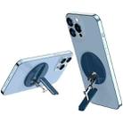 R-JUST HZ17 W-type Magnetic Mobile Phone Holder for iPhone 12 / 13 Series(Blue) - 1