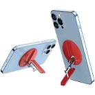 R-JUST HZ17 W-type Magnetic Mobile Phone Holder for iPhone 12 / 13 Series(Red) - 1