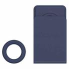 NILLKIN Plain Skin Version Magsafe Ring Magnetic Mobile Phone Holder Set (Blue) - 1