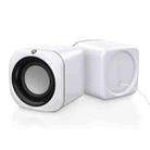A1 Standard Version USB Wire-controlled Mini High Volume Wired Speaker, Cable Length: 1.1m(White) - 1