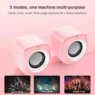 A1 USB Wire-controlled 9D Subwoofer Sound Mini Wired Speaker, Premium Version(Pink) - 4