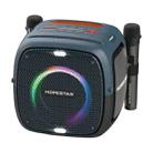 HOPESTAR Party One RGB Lighting Wireless Bluetooth Speaker (Blue) - 1