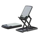 Foldable Mobile Phone Tablet Holder Stand (Black) - 1
