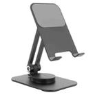 Multifunctional Adjustable Mobile Phone Tablet Holder (Black) - 1