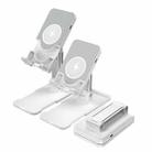 LK021 15W MagSafe Folding Wireless Charger Phone Holder(White) - 1