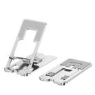 LK022 Portable Foldable Desktop Phone Holder (Silver) - 1