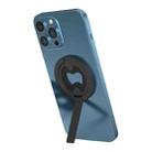 R-JUST SJ20-2 Zinc Alloy Magnetic Bottle Opener Cellphone Holder Without No Trace Sticker (Black) - 1