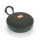 T&G TG352 Outdoor Portable Riding Wireless Bluetooth Speaker TWS Stereo Subwoofer, Support Handsfree Call / FM / TF(Army Green) - 1