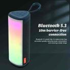 T&G TG357 Portable Wireless Bluetooth Speaker Outdoor Subwoofer with RGB Colorful Light & TWS(Blue) - 4