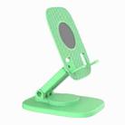 FD5 B028 Foldable Rotating Desktop Phone Tablet Holder (Green) - 1