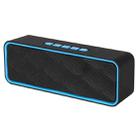 SC211 Pro Outdoor Multi-function Card Wireless Bluetooth Speaker Standard Edition (Blue) - 1