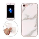 For iPhone SE 2020 & 8 & 7 Beige Marble Pattern Soft TPU Protective Case - 1