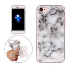 For iPhone SE 2020 & 8 & 7 White Marble Pattern Soft TPU Protective Case - 1