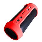 XJB-J2 Waterproof Shockproof Bluetooth Speaker Silicone Case for JBL Charge 2+ (Red) - 1