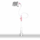 UBN-47 Hardcover Version Rotatable and Detachable Lazy Desktop Bedside Stand Mobile Phone Stand, Height: 115cm (Pink) - 1