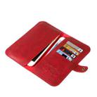 LOUIS Universal Crystal Texture Two-shipper Storage Horizontal Flip Leather Case with Card Slots & Wallet, For iPhone XS & XS Max & XR & X / iPhone 8 & 8 Plus  / iPhone 7 & 7 Plus /  iPhone 6 Plus & 6s Plus / iPhone 6 & 6s(Red) - 1