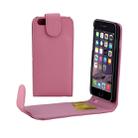 For  iPhone 8 & 7  Ordinary Texture Vertical Flip Leather Case with Card Slot (Pink) - 1