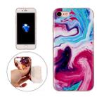 For iPhone7 Colorful Marble Pattern Soft TPU Protective Case - 1