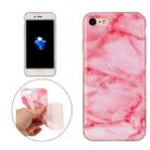 For iPhone7 Pink Marble Pattern Soft TPU Protective Case - 1