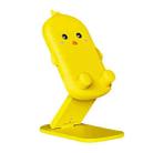 DK-XX-111 Cartoon Animal Retractable Phone Lazy Bracket Foldable Desktop Holder(Yellow) - 1