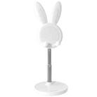 03247 Rabbit Retractable Phone Lazy Bracket Foldable Desktop Holder(White) - 1