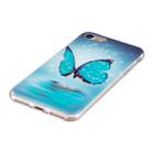 For  iPhone 8 & 7  Noctilucent Butterfly Pattern IMD Workmanship Soft TPU Back Cover Case - 3