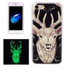 For  iPhone 8 & 7  Noctilucent Deer Pattern IMD Workmanship Soft TPU Back Cover Case - 1