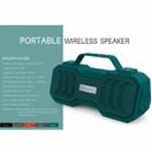 NewRixing NR-4500 Portable Wireless Bluetooth Stereo Speaker Support TWS / FM Function Speaker(Army Green) - 4