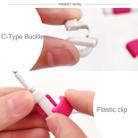 100 PCS Earphone Headphone Wire Cable Line Protective Cover Winder Cord Wrap Organizer, Random Color Delivery - 6