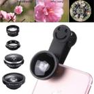 Universal 0.4X Super Wide Angle Lens+235 Degrees Fisheye Lens & 19X Macro+Telephoto Lens 2X+CPL Lens+Smiling Face Clip, For Tablets, iPhone, Samsung, Huawei, Xiaomi, HTC and Other Smartphones - 1