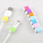 Headphone Wire Data Cable Protection Cover Winder Cord Wrap Organizer, Random Color Delivery - 1