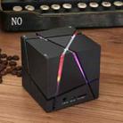 Qone 2 Cube Mini Portable Card Wireless Bluetooth Speaker(Black) - 1